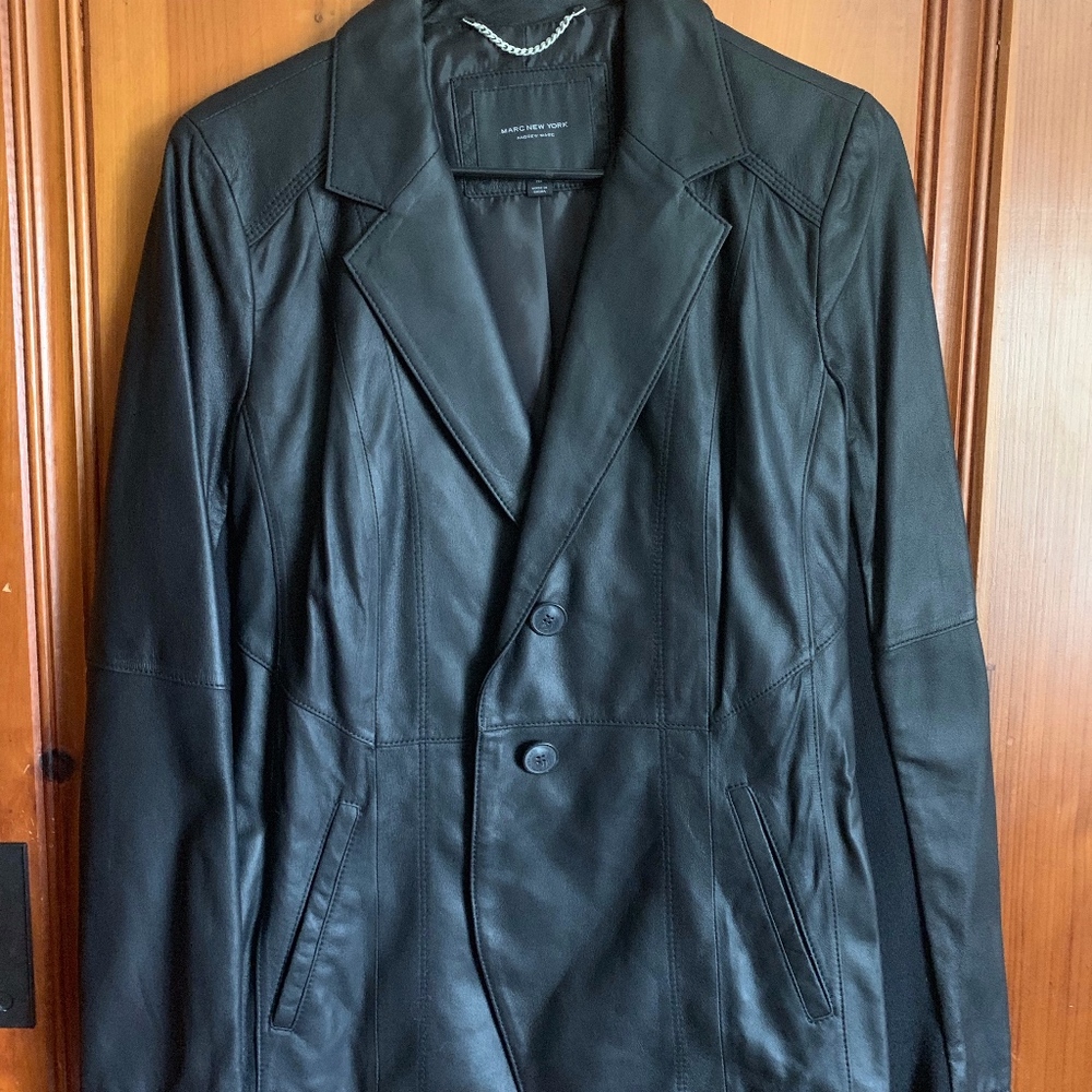 Leather Blazer